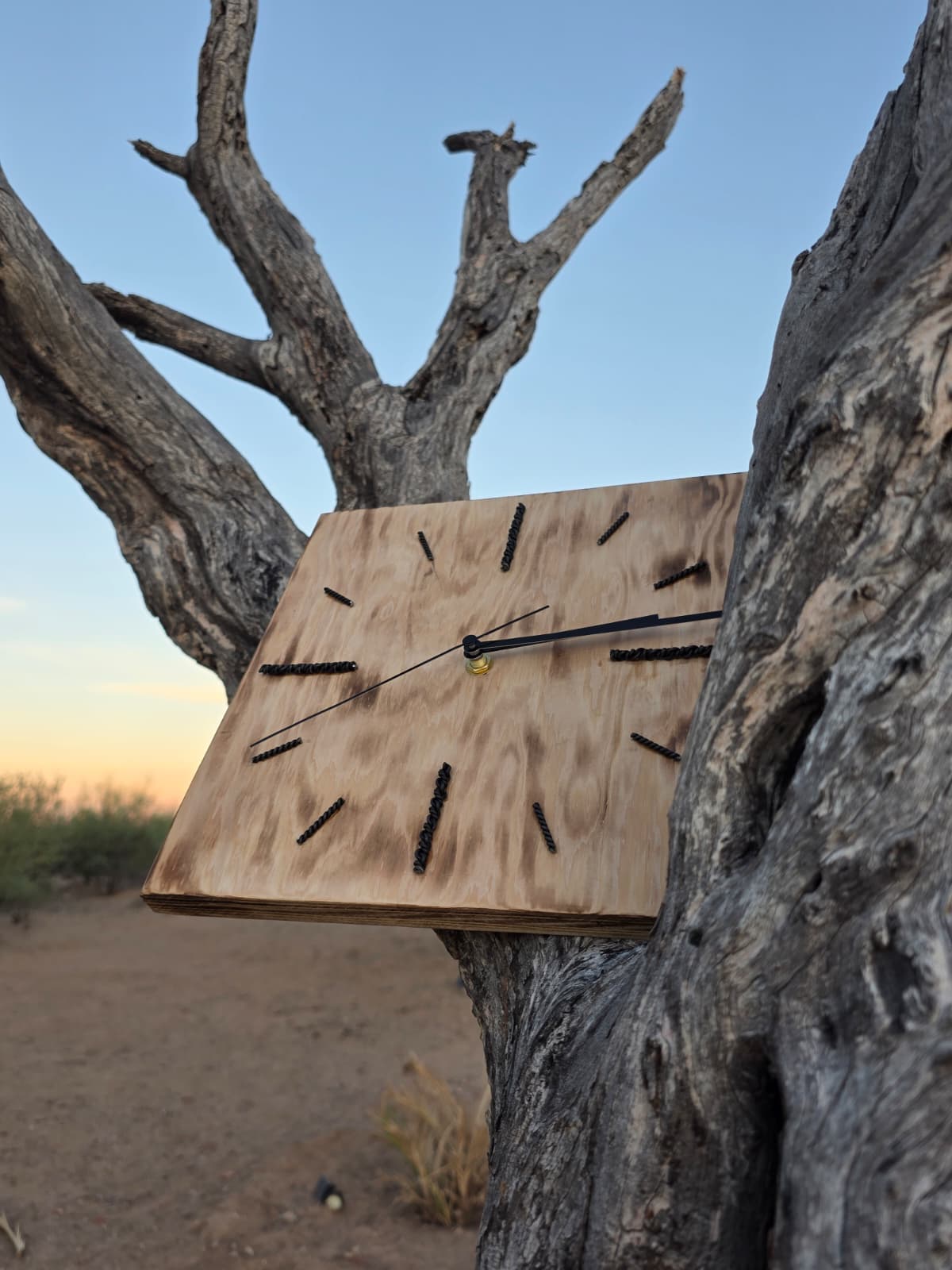 WireWood Clock