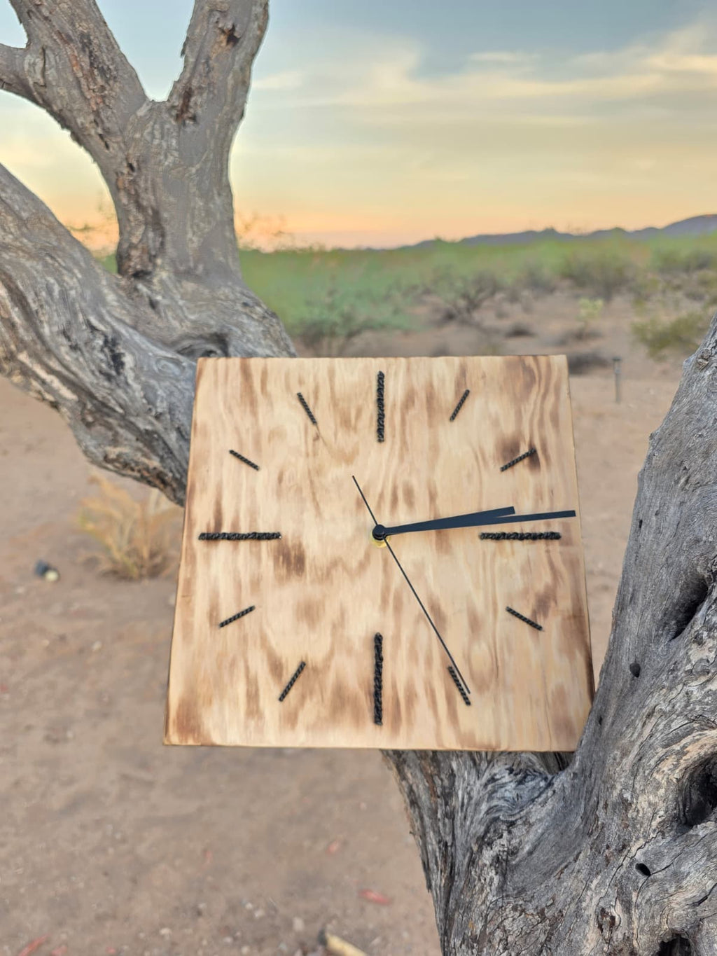 WireWood Clock