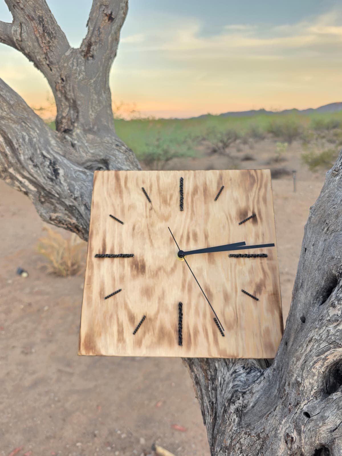 WireWood Clock
