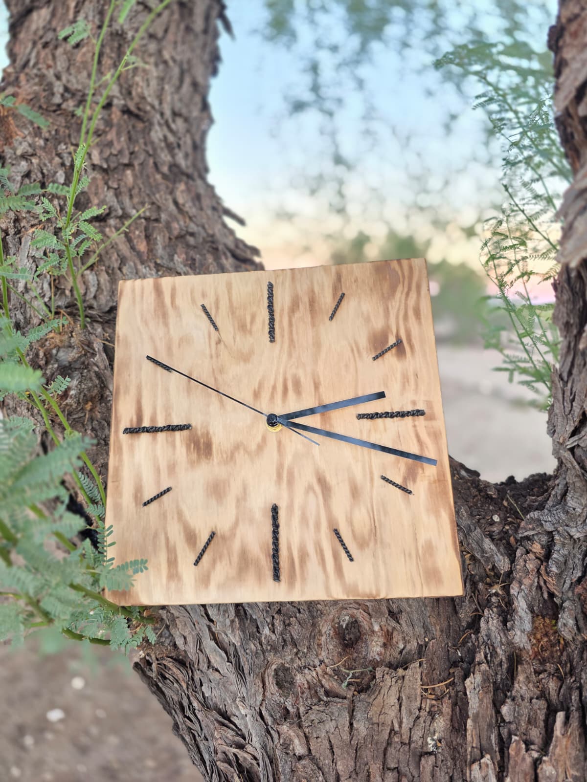 WireWood Clock